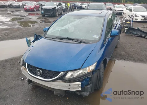 2013 Honda Civic Ex-L из США, поврежденный, VIN 2HGFB2F95DH540792